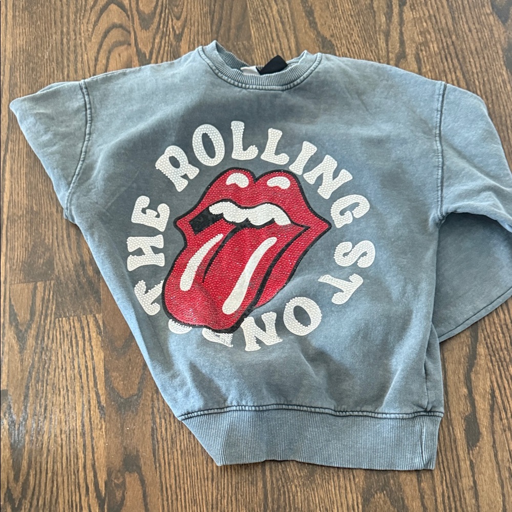 Zara Kids Sweatshirts in Cream, Pink, Green, and Gray - Picture 5 of 5